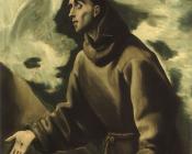 Saint Francis receiving the Stigmata - 埃尔·格列柯